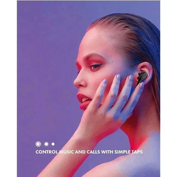 Wireless Earbuds Bluetooth Headphones Ear Buds‎ LED Power Display Charging Case - Picture 6 of 12